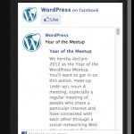 Facebook Feed Widget